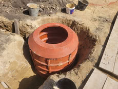 Полимерный колодец (разборной) дренажный (1 метровый (цена указана за кольцо h – 200 mm))